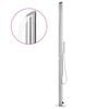 vidaXL Douche de jardin 220 cm Acier inoxydable