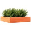 vidaXL Jardini&egrave;re cire marron 110x110x23 cm bois de pin massif