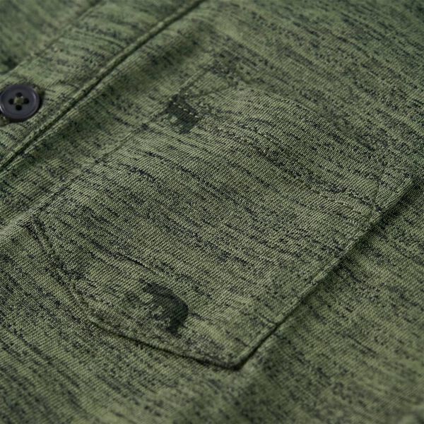 Chemise pour enfants kaki m&eacute;lang&eacute; 116