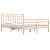 vidaXL Cadre de lit sans matelas 160x200 cm bois massif
