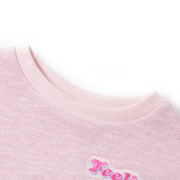Sweatshirt pour enfants lilas clair 116