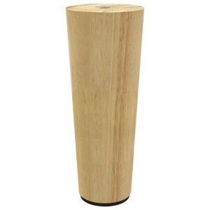 vidaXL Pieds de meuble 2 pcs Marron &Oslash; 44 x 100 mm