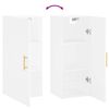 vidaXL Armoire murale blanc 34,5x34x90 cm