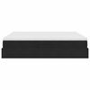 vidaXL Lit avec rangement et matelas Noir 200 x 200 cm Velours