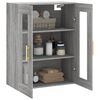 vidaXL Armoire murale sonoma gris 69,5x34x90 cm