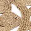 vidaXL Tapis fait &agrave; la main Jute tress&eacute;e 120 cm