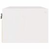 vidaXL Table de chevet avec tiroir 2 pcs Blanc 50 x 32,5 x 24 cm