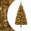 vidaXL Sapin de No&euml;l artificiel avec boules 180 cm 300 LED Blanc chaud