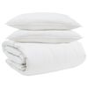 vidaXL Ensemble de Duvet avec oreiller 3 pi&egrave;ces Blanc Plume de canard