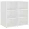 vidaXL Armoire &agrave; chaussures Blanc 52,5x30x50 cm
