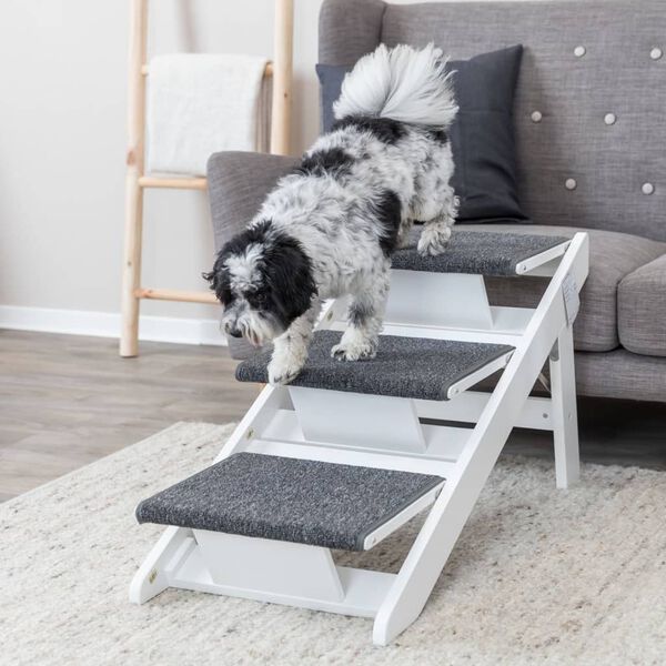 TRIXIE Rampe pour chien avec marches pliantes 44x46x106 cm
