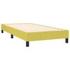 vidaXL Sommier &agrave; lattes de lit avec matelas LED Vert 100x200 cm Tissu