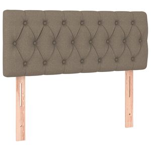 vidaXL T&ecirc;te de lit Taupe 90x7x78/88 cm Tissu
