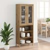 vidaXL Haut Armoire Ch&ecirc;ne artisanal 69,5 x 34 x 180 cm