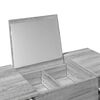 vidaXL Coiffeuse avec miroir sonoma gris 100x45x76 cm