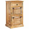 vidaXL Armoire &agrave; chaussures 4 couches avec tiroir Bois de r&eacute;cup&eacute;ration