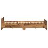 vidaXL Cadre de lit Bois Ancien 203 x 203 x 50 cm Bois d'ingénierie