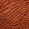 Robe salopette pour enfants velours c&ocirc;tel&eacute; cognac 92