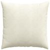 vidaXL Coussins de canap&eacute; 2 pcs Cr&egrave;me 60 x 60 cm
