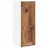 vidaXL Armoire suspendue 2 pcs Bois ancien et Blanc 30 x 31 x 80 cm