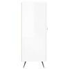 vidaXL Buffet Blanc brillant 69,5x34x90 cm Bois d'ing&eacute;nierie