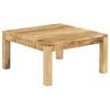 vidaXL Table basse 80x80x40 cm Bois de manguier massif