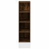 vidaXL Meuble bas "Riga" Ch&ecirc;ne fum&eacute; 20&nbsp;x&nbsp;44,5&nbsp;x&nbsp;81,5&nbsp;cm Bois d'ing&eacute;nierie