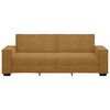 vidaXL Canap&eacute; &agrave; 3 places Marron 220x78x84 cm Velours
