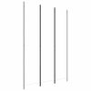 vidaXL Cloison de s&eacute;paration 3 panneaux Blanc 150x220 cm Tissu