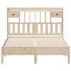 vidaXL Lit biblioth&egrave;que sans matelas 140x190 cm bois de pin massif
