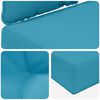 vidaXL Coussin de canap&eacute; d'ext&eacute;rieur 3 pcs Bleu royal Polyester
