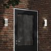 vidaXL Applique murale d'ext&eacute;rieur argent&eacute; acier inoxydable