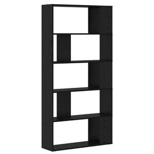 vidaXL Biblioth&egrave;que 80 x 24 x 159 cm Bois d'ing&eacute;nierie Ch&ecirc;ne noir