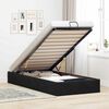 vidaXL Cadre de lit ottoman sans matelas noir 90x190 cm velours