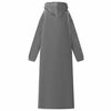 vidaXL Sweat &agrave; capuche couverture Gris fonc&eacute; L Polaire et flanelle