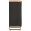 vidaXL Armoire lat&eacute;rale marron et noir 40x33,5x75 cm bois de manguier