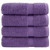 vidaXL Serviettes de douche de qualit&eacute; sup&eacute;rieure SOLUND 4 pcs violet
