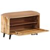 vidaXL Banc &agrave; chaussures 80x30x45 cm bois massif de manguier