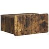 vidaXL Cabinet de chevet mural Ch&ecirc;ne fum&eacute; 49 x 34,5 x 24 cm