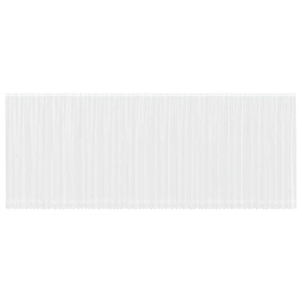 vidaXL Rideau en Dentelle Floral Blanc 260 x 1200 cm Polyester