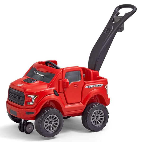 Step2 Voiture jouet &agrave; chevaucher 2 en 1 Ford F-150 Raptor Rouge