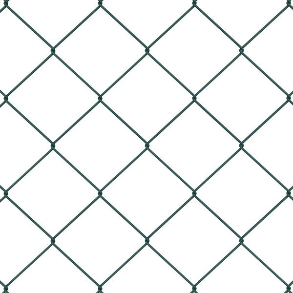 vidaXL Poteau de cl&ocirc;ture. Vert 10 x 1,2 m (maille de 60 x 60 mm)