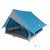 vidaXL Tente familiale avec toit Bleu et gris 315 x 286 x 200 cm