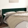 vidaXL T&ecirc;te de lit avec oreilles Vert fonc&eacute; 183x16x78/88 cm Velours