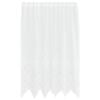 vidaXL Rideau en Dentelle Blanc 140 x 150 cm Polyester
