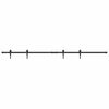 vidaXL Kit de porte d'armoire coulissante 200 cm acier au carbone