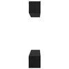 vidaXL Ensemble meuble TV 5 pcs Ch&ecirc;ne noir Bois d'ing&eacute;nierie