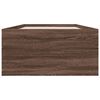 vidaXL Cadre de lit sans matelas ch&ecirc;ne marron 75x190 cm