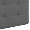 vidaXL T&ecirc;te de lit suspendue Gris fonc&eacute; 170 x 55 x 5 cm tissu