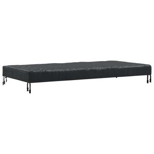 vidaXL Housse de Table 82 x 182 x 15 cm tissu Rectangulaire Noir